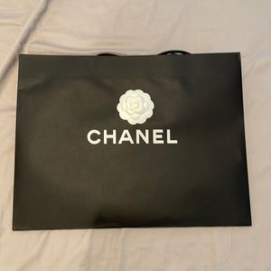 Chanel bag empty shopping bag